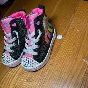 Black and pink twinkle toes